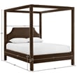 Meridian Furniture Dawson Brown Velvet Upholstered King Bed