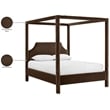 Meridian Furniture Dawson Brown Velvet Upholstered King Bed