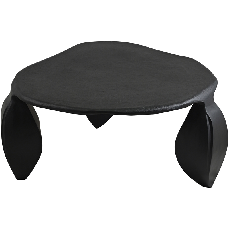 Meridian Furniture Pueblo Black Aluminum Coffee Table