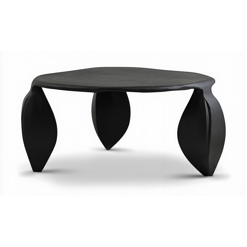 Meridian Furniture Pueblo Black Aluminum Coffee Table