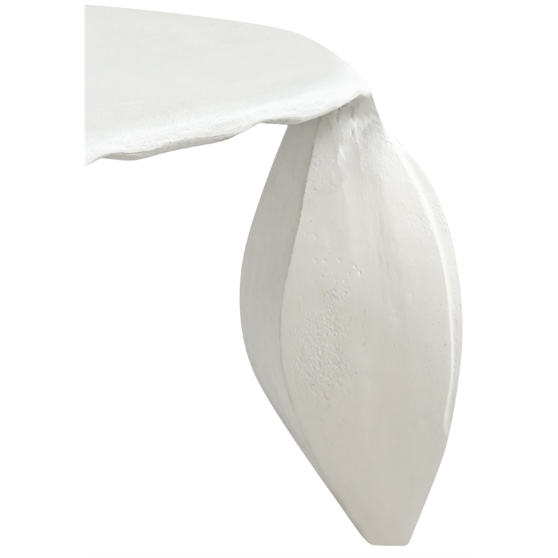 Meridian Furniture Pueblo Cream Aluminum Coffee Table