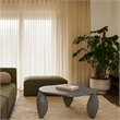 Meridian Furniture Pueblo Taupe Aluminum Coffee Table