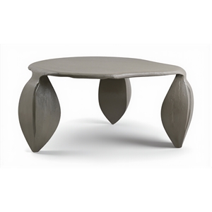 Meridian Furniture Pueblo Taupe Aluminum Coffee Table