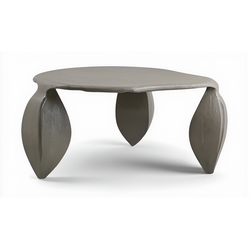 Meridian Furniture Pueblo Taupe Aluminum Coffee Table