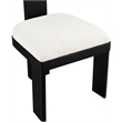 Meridian Furniture Timbra Black Linen Textured Fabric Dining Chair (Set of 2)