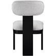 Meridian Furniture Timbra Black Linen Textured Fabric Dining Chair (Set of 2)