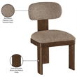 Meridian Furniture Timbra Brown Linen Textured Fabric Dining Chair (Set of 2)