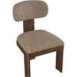 Meridian Furniture Timbra Brown Linen Textured Fabric Dining Chair (Set of 2)