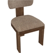 Meridian Furniture Timbra Brown Linen Textured Fabric Dining Chair (Set of 2)