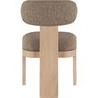 Meridian Furniture Timbra Natural Linen Textured Fabric Dining Chair (Set of 2)