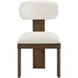 Meridian Furniture Timbra Brown Linen Textured Fabric Dining Chair (Set of 2)