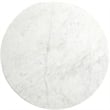 Meridian Furniture Liona White Marble And Mango Wood Coffee Table