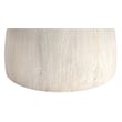 Meridian Furniture Liona White Marble And Mango Wood Coffee Table