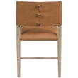 Meridian Furniture Andie Cognac Vegan Leather Dining Chair (Set of 2)