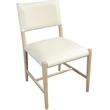 Meridian Furniture Andie Cream Vegan Leather Dining Chair (Set of 2)