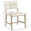 Meridian Furniture Andie Cream Vegan Leather Dining Chair (Set of 2)