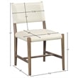 Meridian Furniture Andie Cream Vegan Leather Dining Chair (Set of 2)