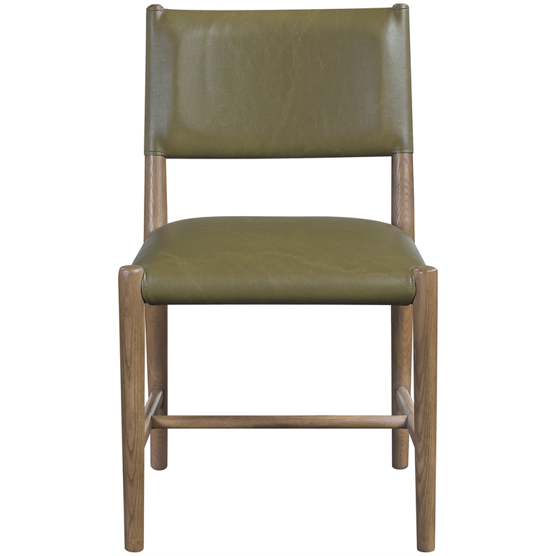 Meridian Furniture Andie Olive Vegan Leather Dining Chair (Set of 2)