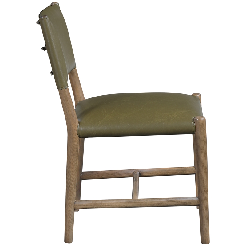 Meridian Furniture Andie Olive Vegan Leather Dining Chair (Set of 2)