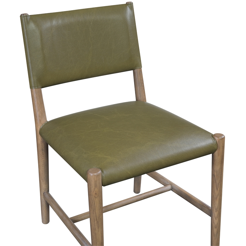 Meridian Furniture Andie Olive Vegan Leather Dining Chair (Set of 2)