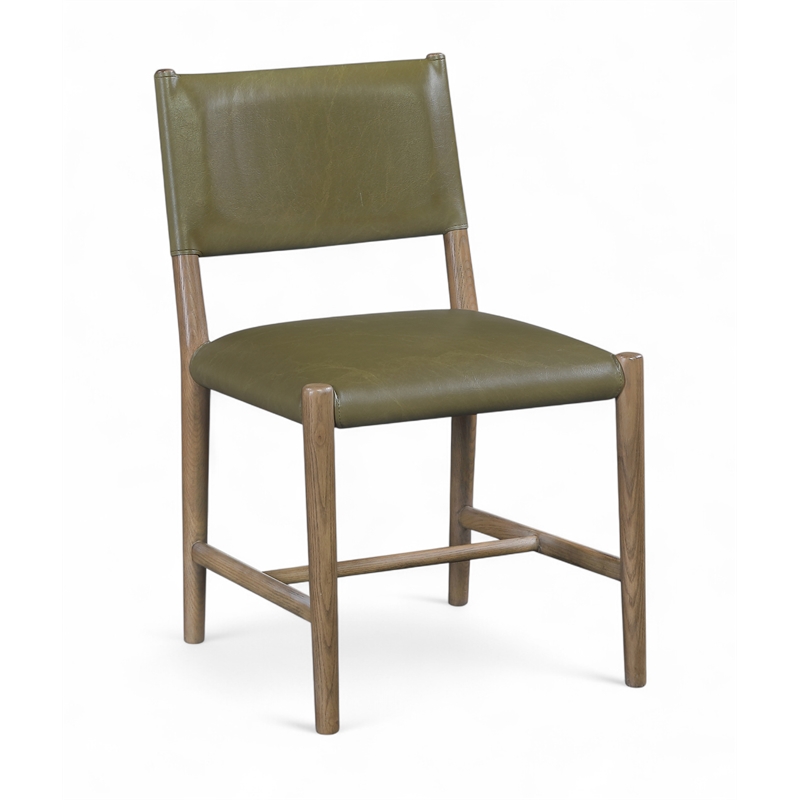 Meridian Furniture Andie Olive Vegan Leather Dining Chair (Set of 2)