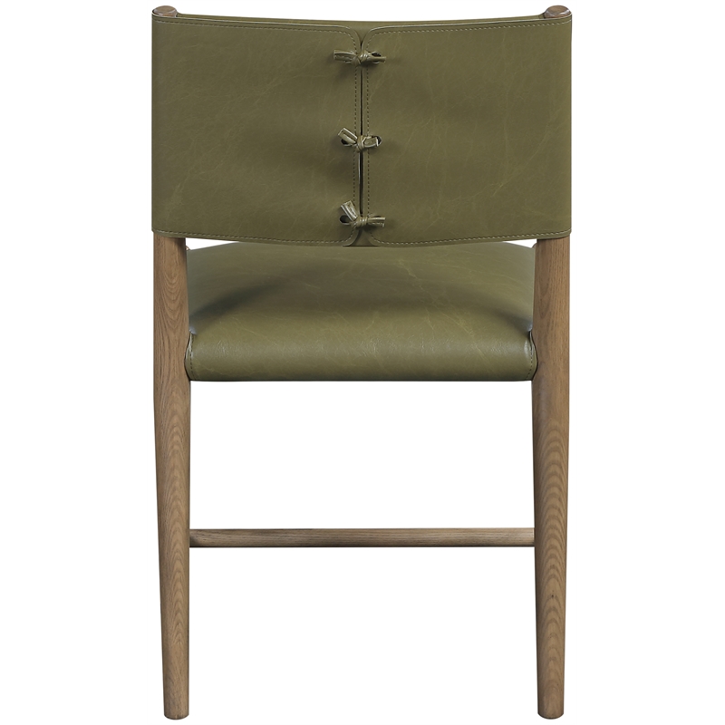 Meridian Furniture Andie Olive Vegan Leather Dining Chair (Set of 2)