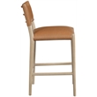 Meridian Furniture Andie Cognac Vegan Leather Counter Stool