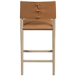 Meridian Furniture Andie Cognac Vegan Leather Counter Stool