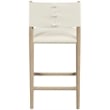 Meridian Furniture Andie Cream Vegan Leather Counter Stool