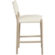 Meridian Furniture Andie Cream Vegan Leather Counter Stool
