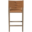 Meridian Furniture Andie Cognac Vegan Leather Counter Stool