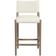 Meridian Furniture Andie Cream Vegan Leather Counter Stool