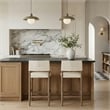 Meridian Furniture Andie Cream Vegan Leather Counter Stool