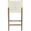 Meridian Furniture Andie Cream Vegan Leather Counter Stool