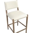 Meridian Furniture Andie Cream Vegan Leather Counter Stool