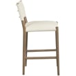 Meridian Furniture Andie Cream Vegan Leather Counter Stool