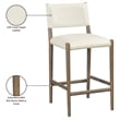 Meridian Furniture Andie Cream Vegan Leather Counter Stool