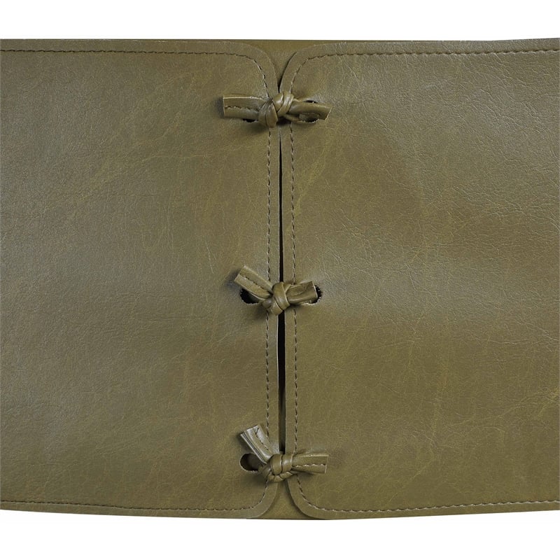 Meridian Furniture Andie Olive Vegan Leather Counter Stool