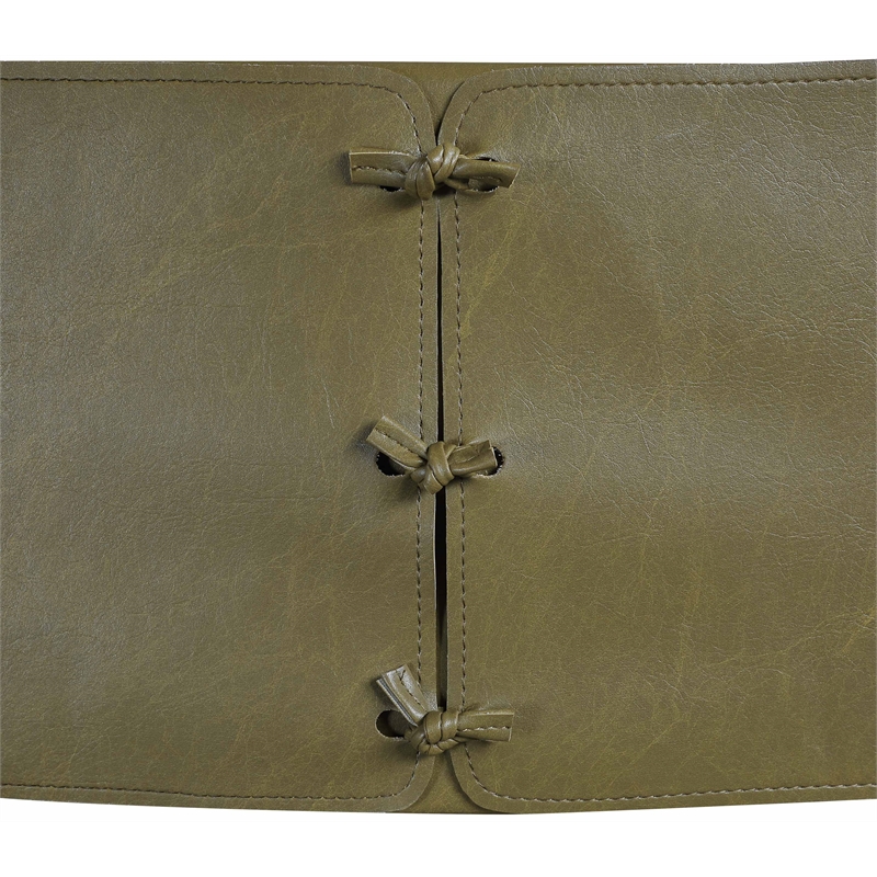 Meridian Furniture Andie Olive Vegan Leather Counter Stool