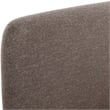 Meridian Furniture Fira Brown Linen Textured Fabric Queen Bed