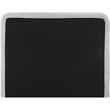 Meridian Furniture Fira Grey Linen Textured Fabric Queen Bed