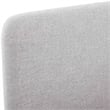 Meridian Furniture Fira Grey Linen Textured Fabric Queen Bed