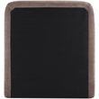 Meridian Furniture Fira Brown Chenille Fabric Twin Bed