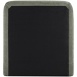 Meridian Furniture Fira Green Chenille Fabric Twin Bed