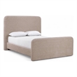 Meridian Furniture Fira Taupe Chenille Fabric Full Bed