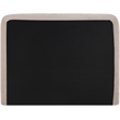 Meridian Furniture Fira Taupe Chenille Fabric King Bed