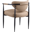 Meridian Furniture Virella Tan Vegan Leather Upholstered Dining Chair (Set of 2)