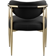 Meridian Furniture Virella Black Vegan Leather Dining Chair (Set of 2)