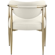 Meridian Furniture Virella Cream Vegan Leather Dining Chair (Set of 2)