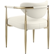 Meridian Furniture Virella Cream Vegan Leather Dining Chair (Set of 2)